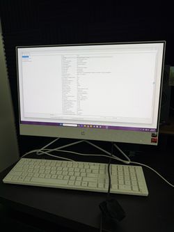 HP All-in-One.  Ryzen 3 / AMD Radeon; touch screen