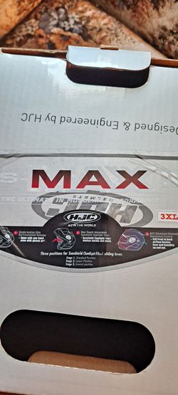 Hjc motorcycle helmet black 3×