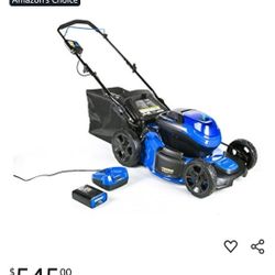 Kobalt 40-Volt Brushless Lithium Ion 20-in Cordless Electric Lawn Mower (Battery Included)

