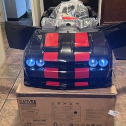 Brand New 12v Dodge Challenger ride on with Parental Remote power wheels kids electric car