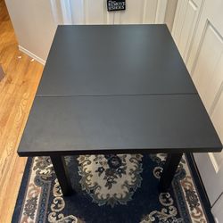 Ikea NORDVIKEN Drop-leaf table, black 