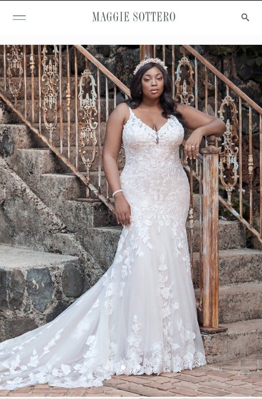 Wedding Dress, Size 22 Brand New $600
