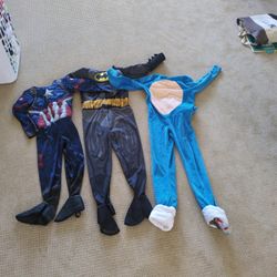 Captain America, Sonic And Batman Costumes