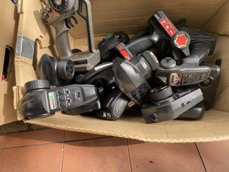 Huge RC Controller & Receiver Bulk Lot - Traxxas, Futaba, Redcat, Flysky 2.4G & Crystal