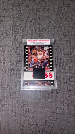 Michael Jordan Upper Deck Game Used Swatch Card