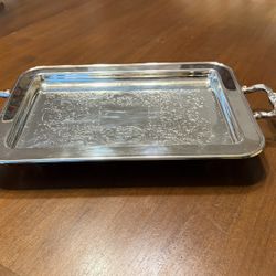 Elegant Vintage Footed Tray