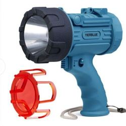 18W IPX7 Water-Resistant Flashlight, Super Bright 100000 Lumens LED