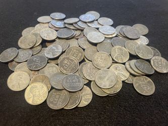1943 Steel Penny lot of 100 coins 