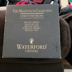Waterford Crystal Millennium Collection - Champagne Bottle Coaster