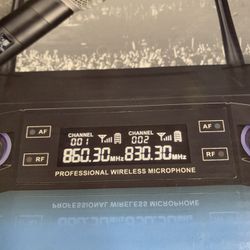 Wireless Microphone System New