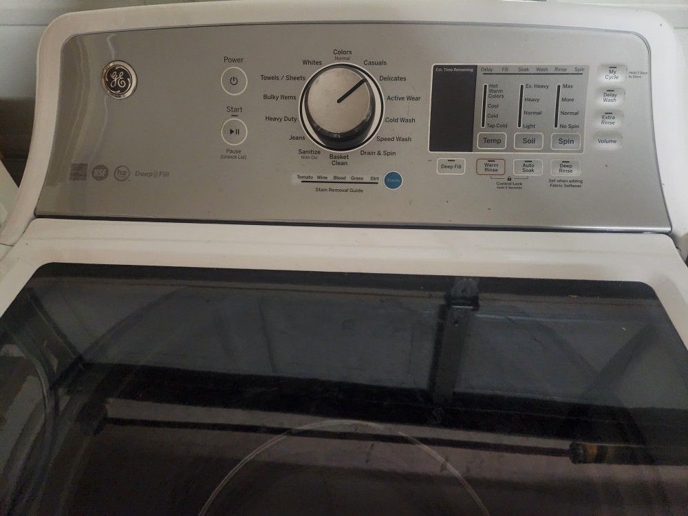 GE Washer 5 Yrs Old. Dryer Died So We Replaced Both Nothing Wrong With It.