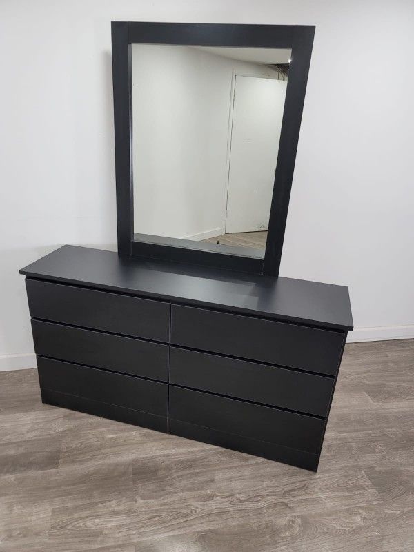 BLACK DRESSER WITH MIRROR ⚫️
