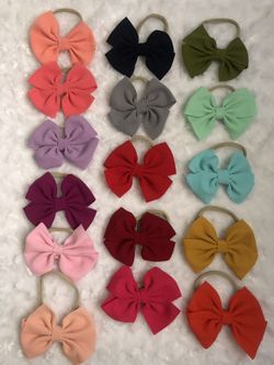 Baby girls nylon headbands