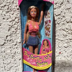 1998 Barbie Butterfly Art Doll
