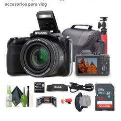 Kodak PIXPRO AZ425 - Cámara digital para vlogging d