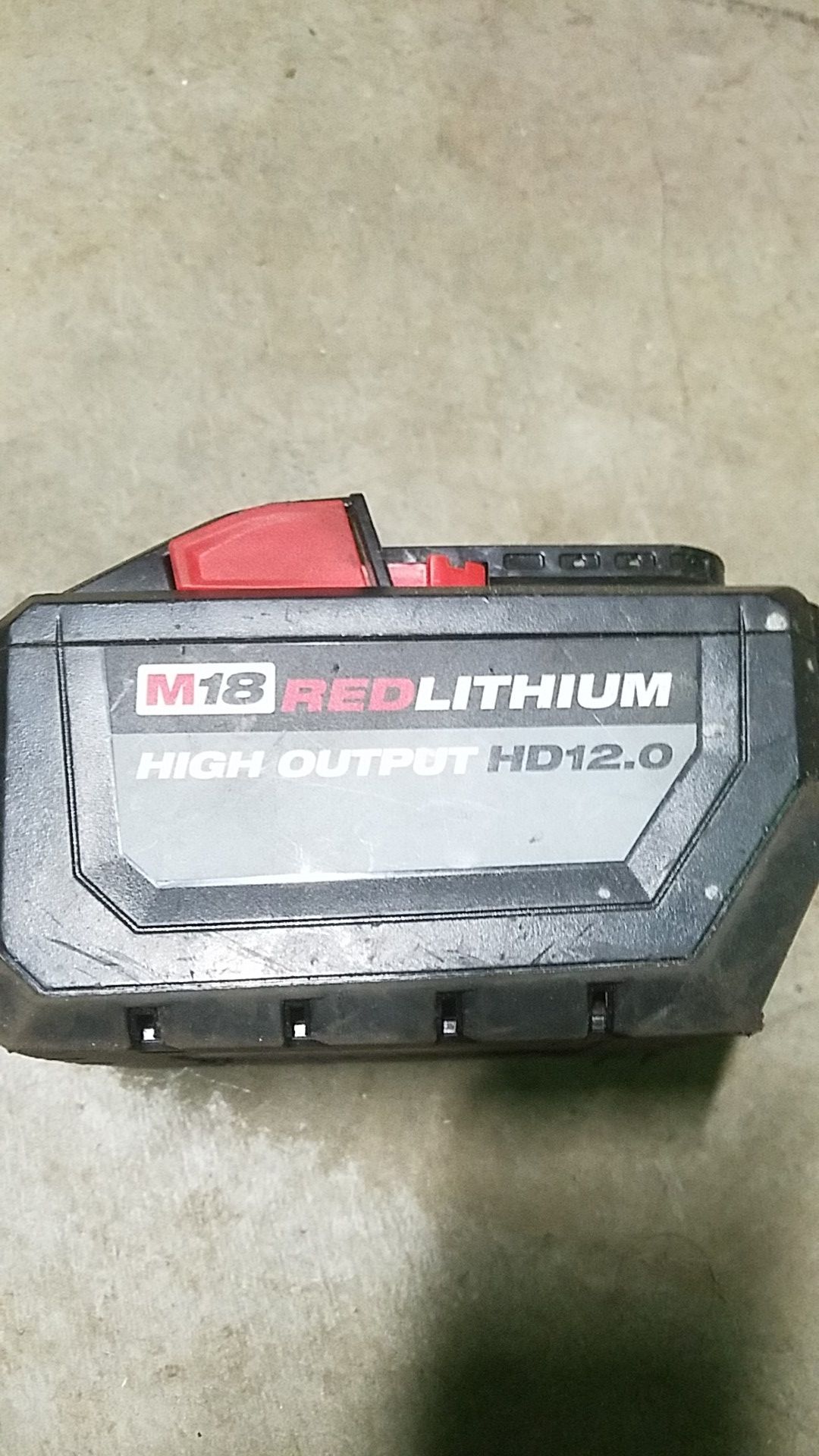 Milwaukee m18 high output battery & charger