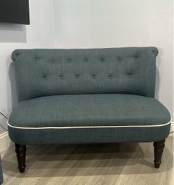 Blue Loveseat