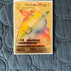 Full Art Golden Rainbow Vmax Pikachu 