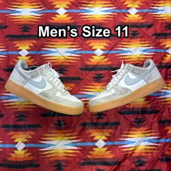 Nike Air Force 1 '07 LV8 FQ8714-002  "Gum Pack" Men's Size 11 Gray Shoes