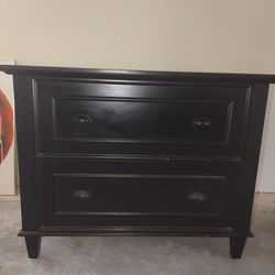 Large wooden dresser/tv stand or file cabinet