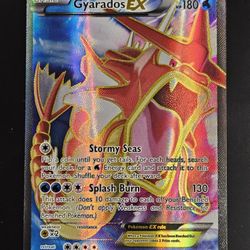 2016 Pokémon BREAKpoint Gyarados EX 114/122 XY- Full Art Holo Ultra Rare Card