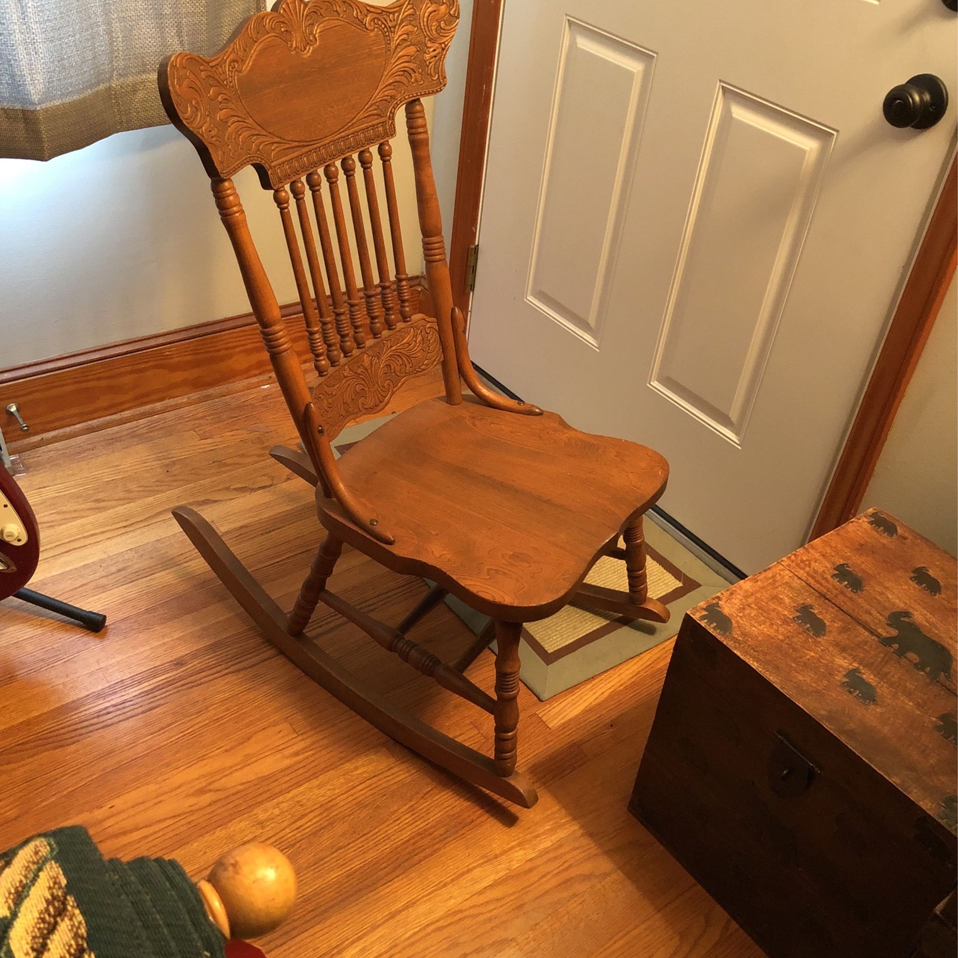 Vintage Wood Rocking Chair