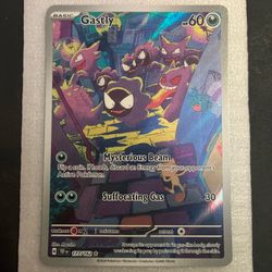Gastly 177/162 SV05 Temporal Forces Illustration Rare Holo Full Art ENG 2024