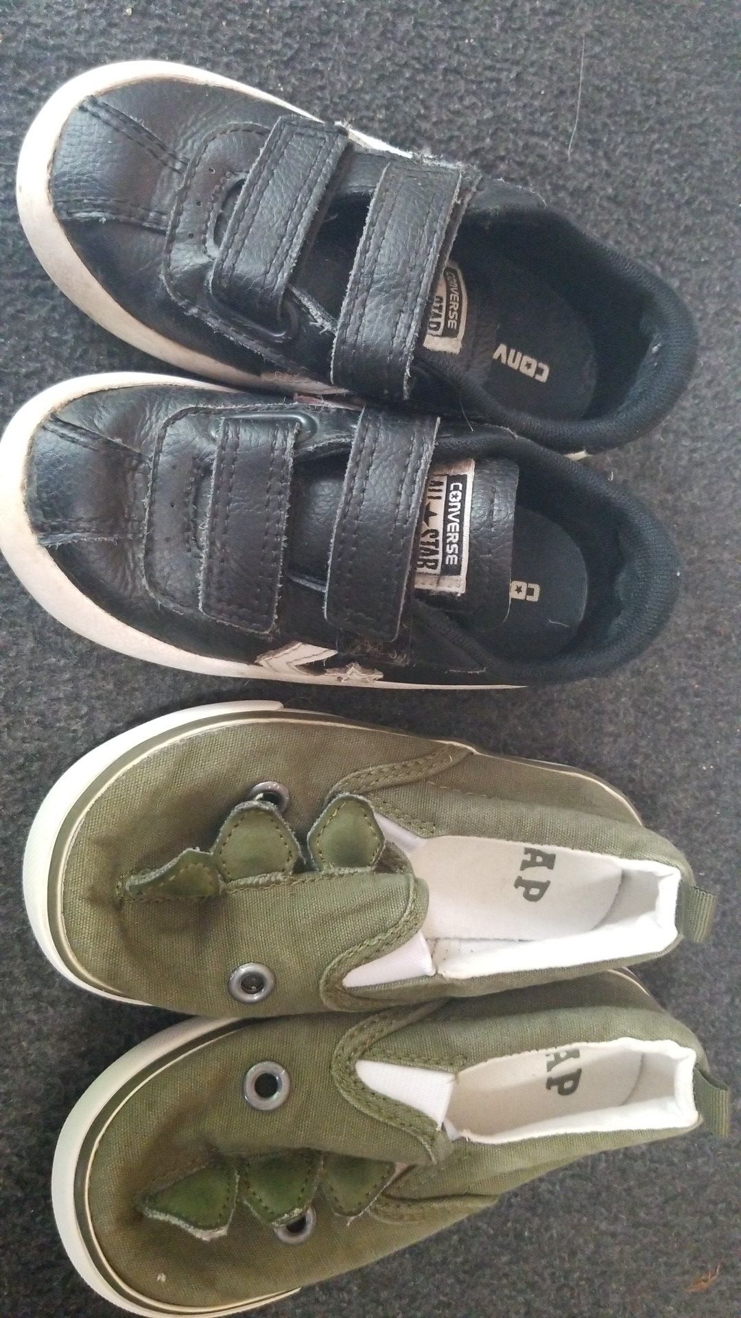 Toddler Boys Shoe Lot Size 8 Converse and Gap