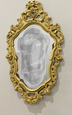 French Vintage Gold Mirror