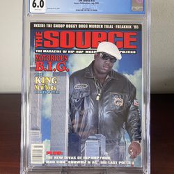 The Source Magazine-1st Notorious BIG Cover-July 1995 CGC 6.0 Newsstand Edition