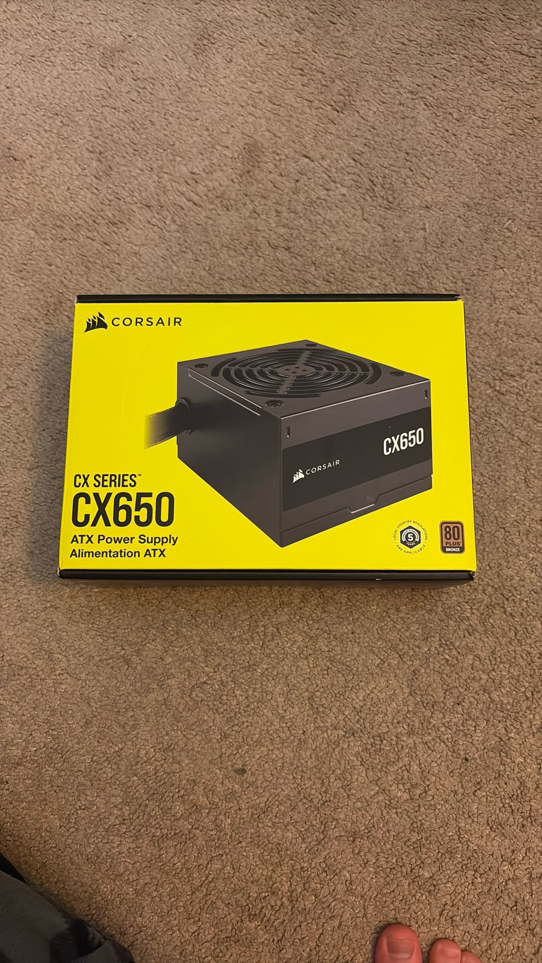 Corsair CX650 ATX Power Supply