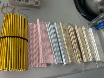 Hundreds of new straws