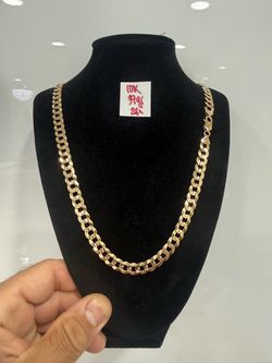 10K Solid Gold Chain For Wedding 37Gr 24 Inches Long
