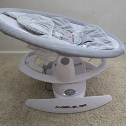 Baby Swing for Newborn Infant Toddler. Elevate Baby's Comfort, 3-in-1 Rocker, Stationary Seat, Motion Detection, Bluetooth capable
