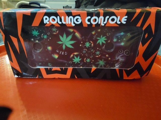 Rolling Tray Console