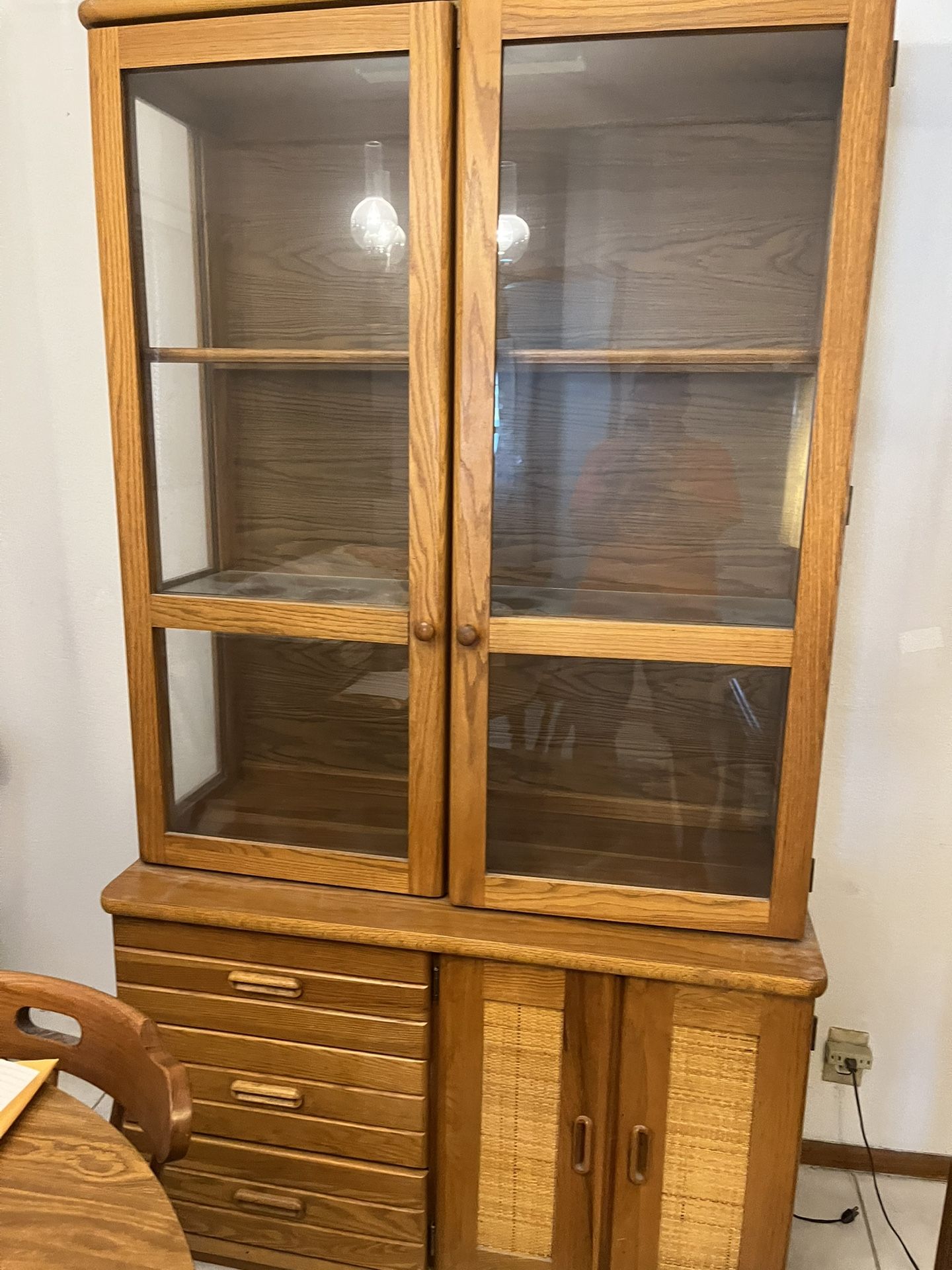 Oak China Cabinet