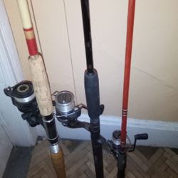 Fishing Rods With Tackle Box 