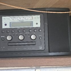teac record player and other stereo vintage Items