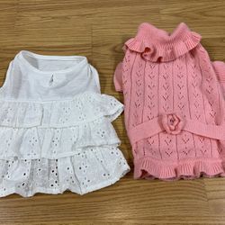 2 Small To Medium Dog Dresses