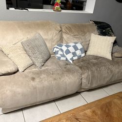 Two Recliner Couches 
