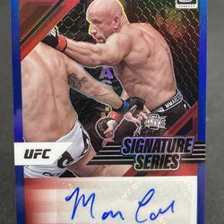 Mark Coleman 2023 Donruss Optic Signatures Series Blue Auto (21/25) - UFC MMA