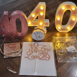 40th Birthday Stuff Rose Gold