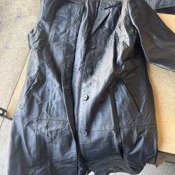 Leather Coat 
