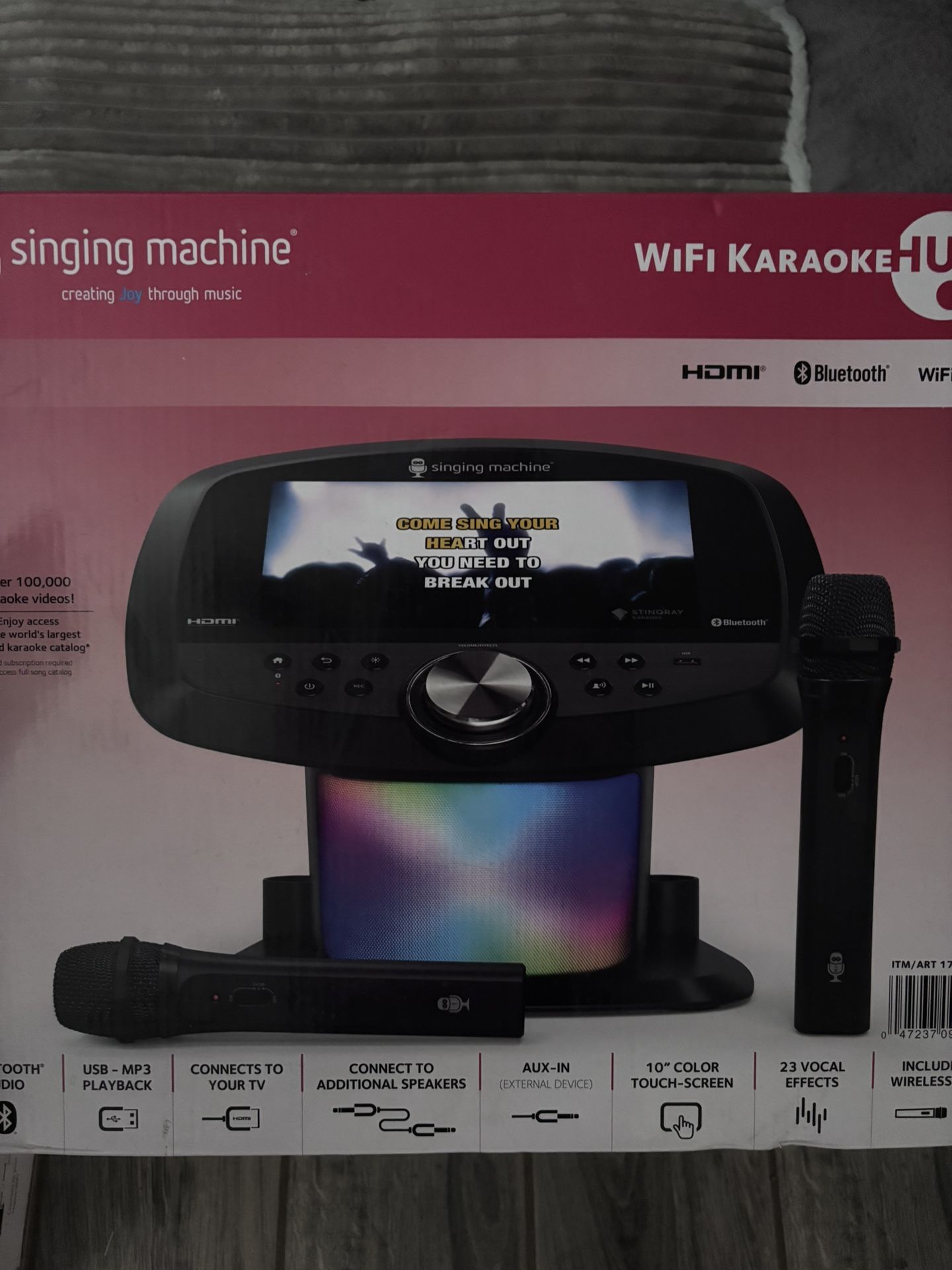 Singing Machine WiFi Karaoke