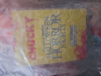 2023 Chucky Universal Studios Halloween Horror Nights popcorn bucket
