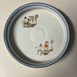 Antique (1940’s) Noritake “Hickory Dickory Dock” Children’s Dish/Bowl