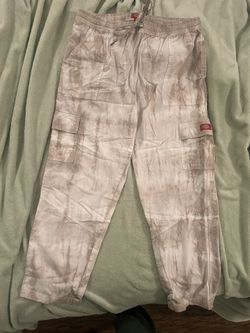 Dickies khaki tie dye crop cargo pants
