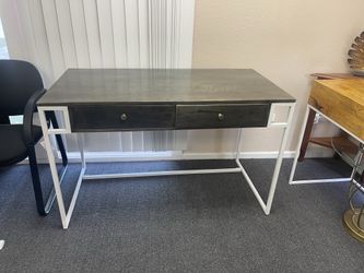 $50 Pickle Green Wood Desk , New