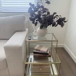 Gold West Elm Side Table