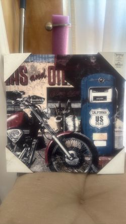 “Vintage Road Trip" motorcycle